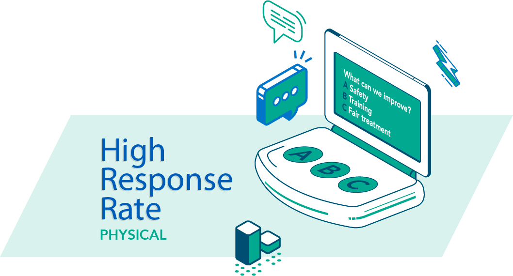 Collect Qualitative Feedback in Location with Feedback Device